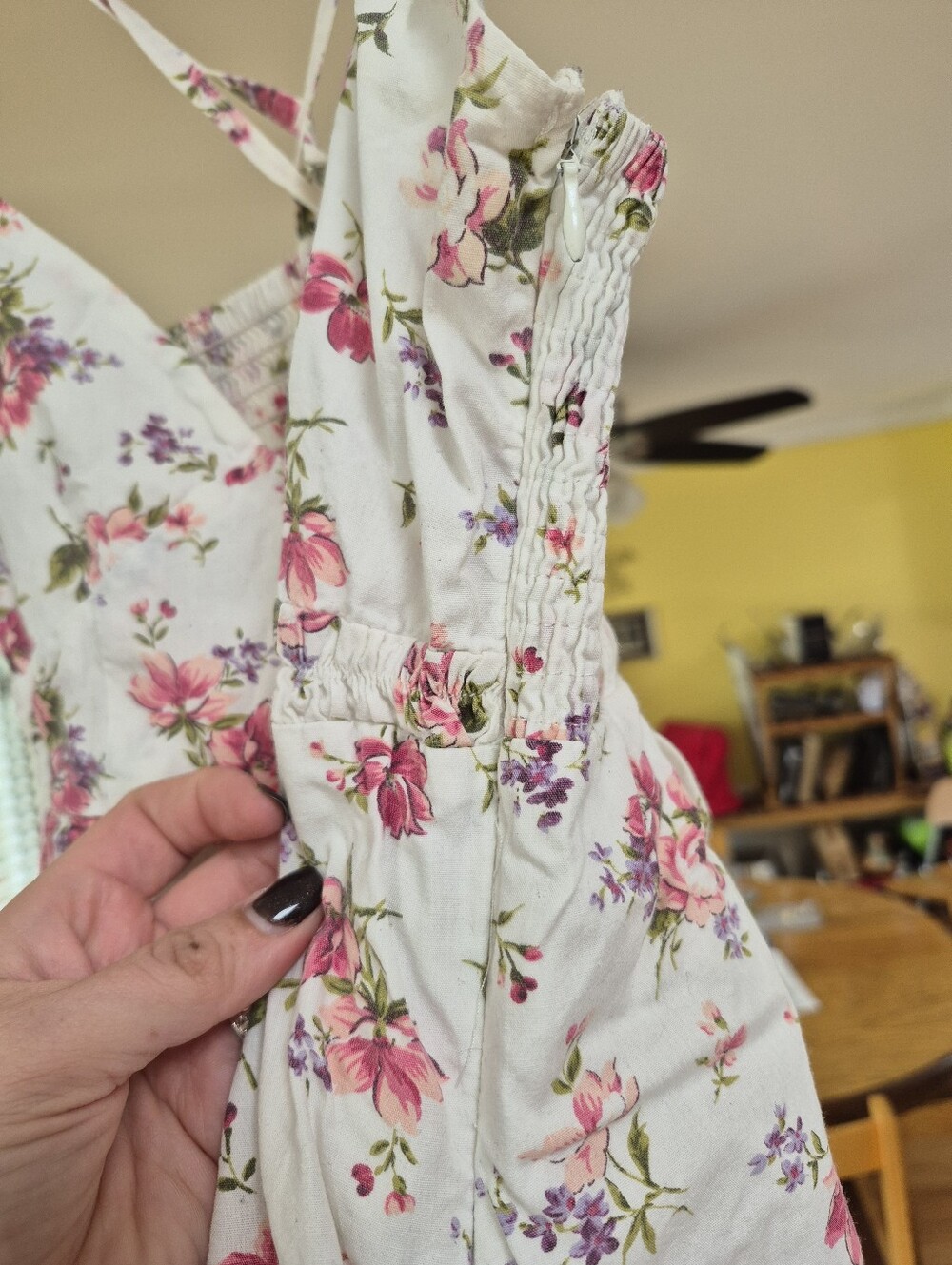 dELIA*S Floral White Pink Strappy Sundress - Picture 8 of 9